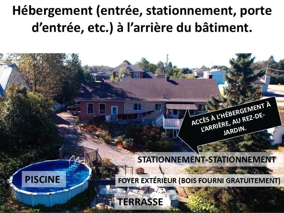 Au Pied Des Monts-Valin, Hebergement Touristique Saint-Honoré Eksteriør bilde